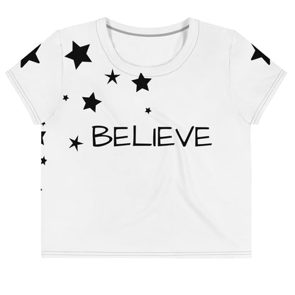 Believe Crop Tee