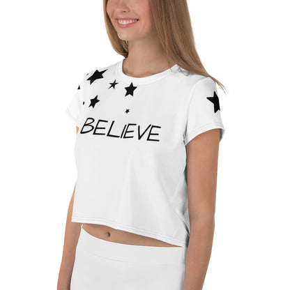 Believe Crop Tee