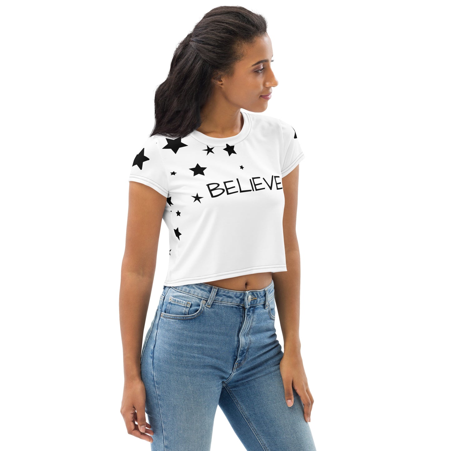 Believe Crop Tee