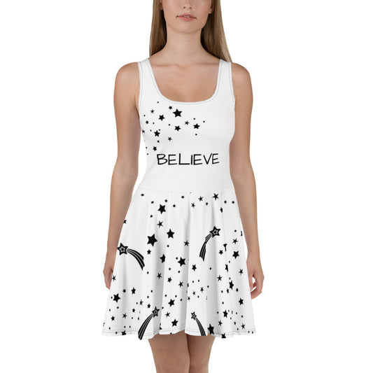 BELIEVE Skater Dress