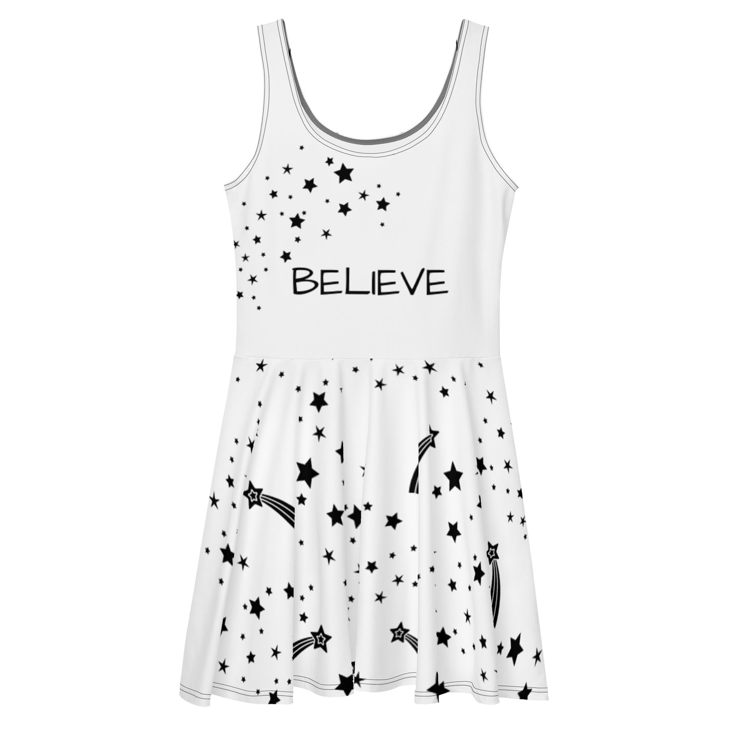 BELIEVE Skater Dress