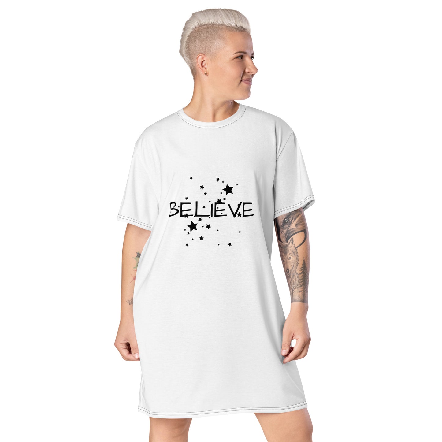 This is your sign Believe T-shirt dress