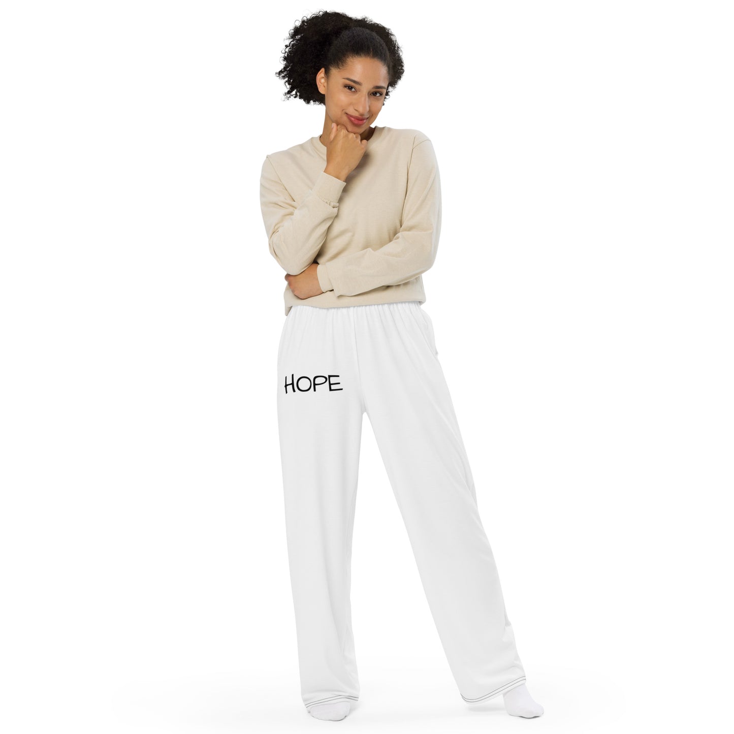 Hope unisex wide-leg pants