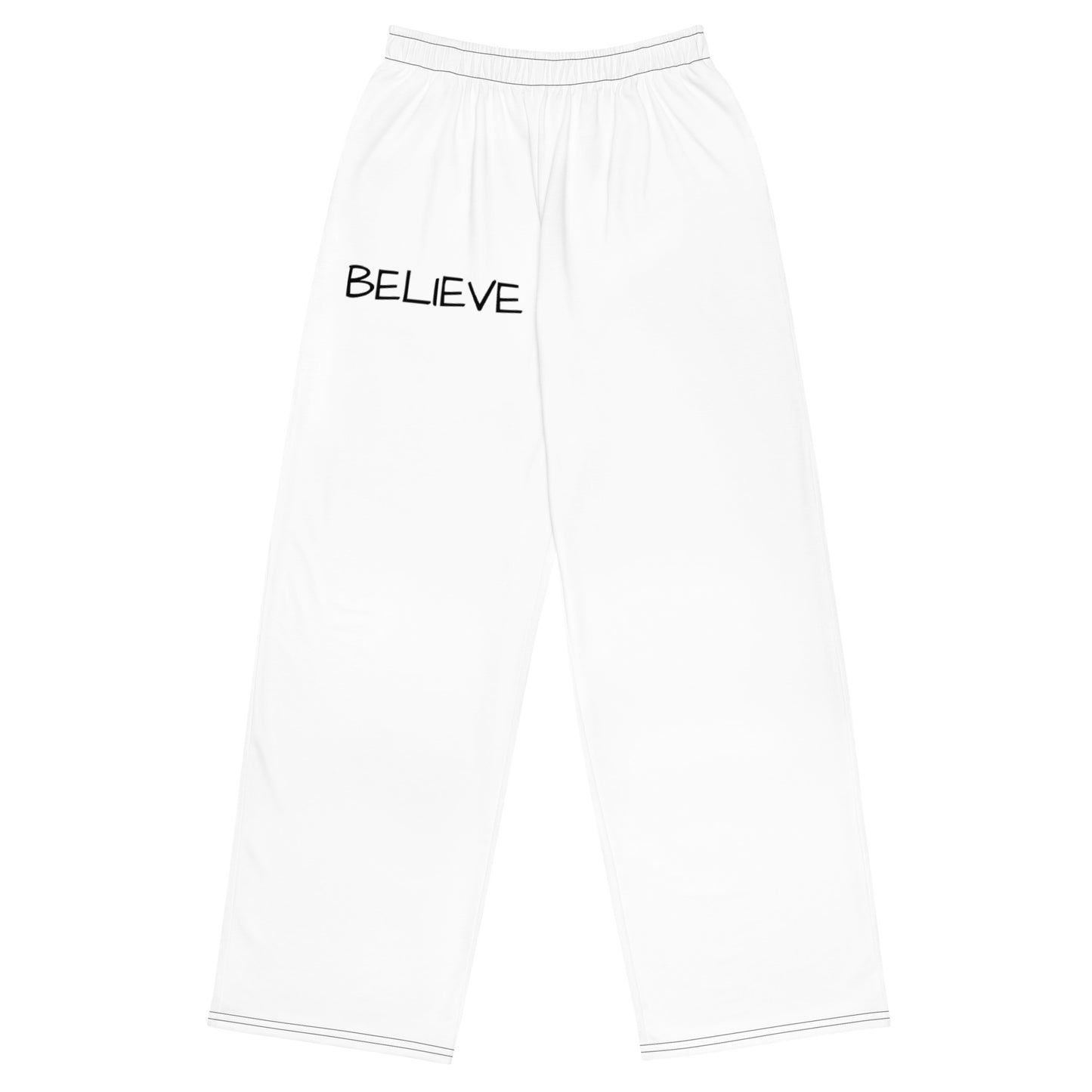 BELIEVE unisex wide-leg pants