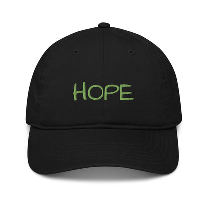 Organic Hope Hat (Green Font)