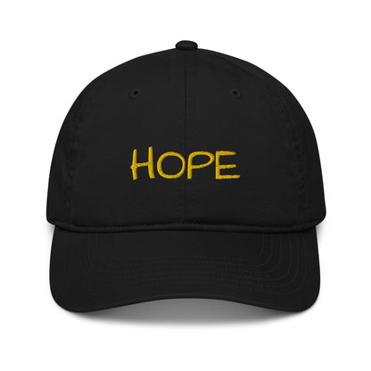 Organic Hope Hat (Yellow Font)