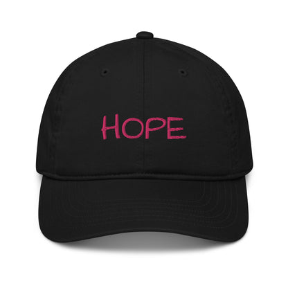 Organic Hope Hat (Pink Font)