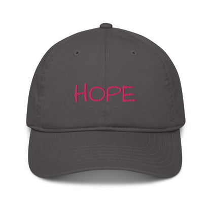 Organic Hope Hat (Pink Font)