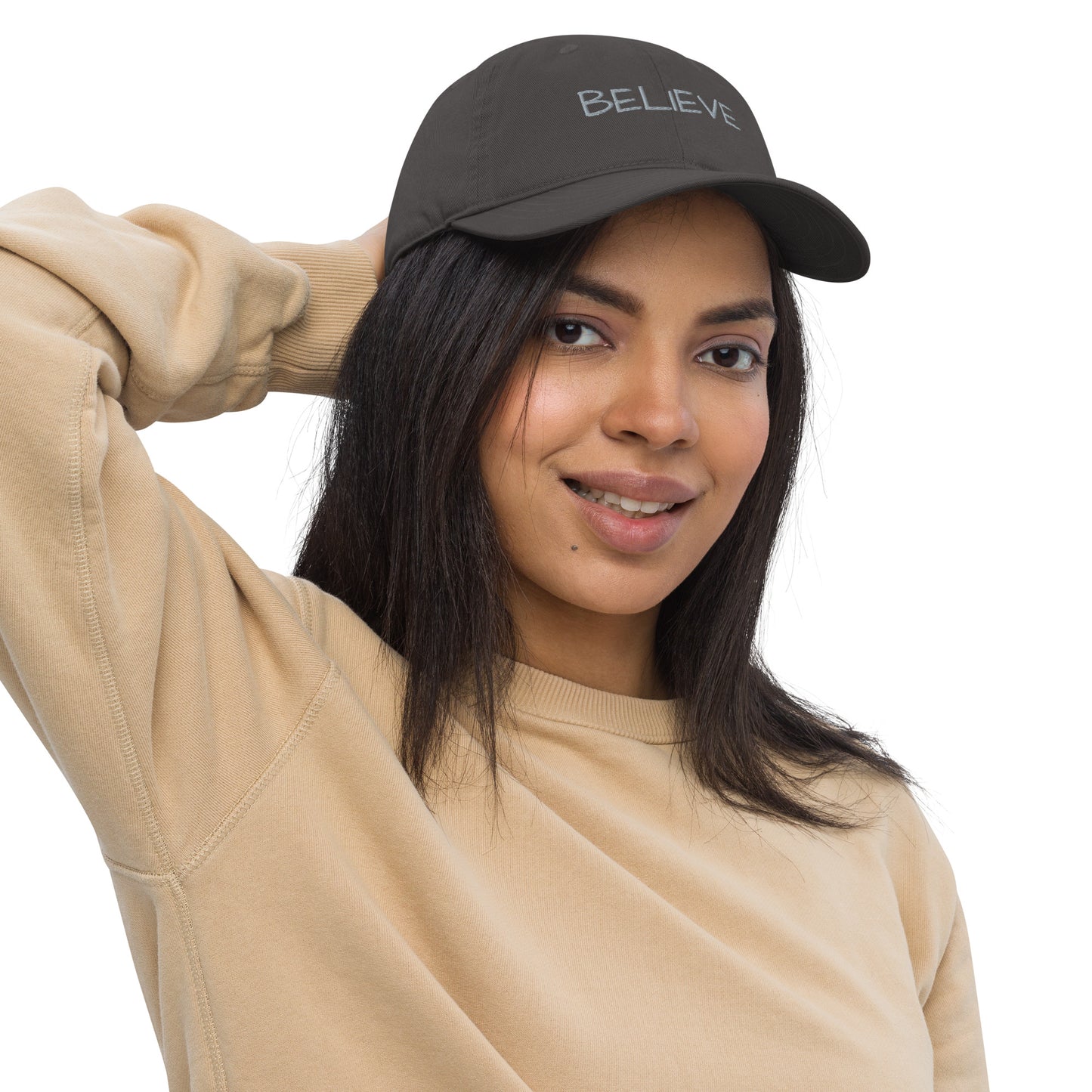 Organic Believe Hat (Grey Font)