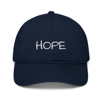 Organic Hope hat (White Font)