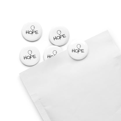 Hope pin buttons (5 ct)