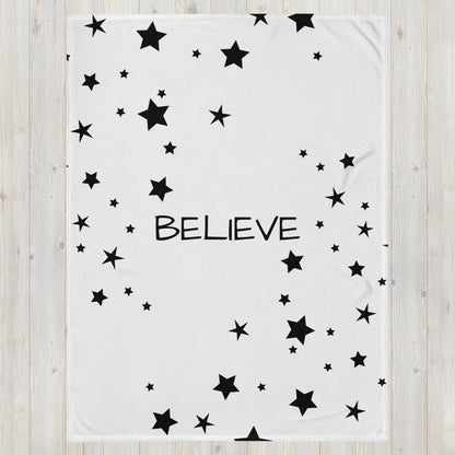 Believe Throw Blanket