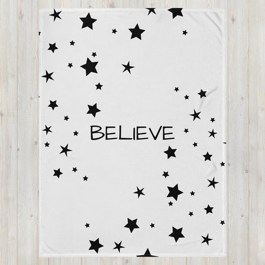 Believe Throw Blanket