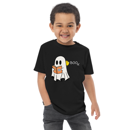 Boo Book Halloween Special Toddler jersey t-shirt