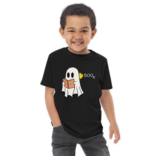 Boo Book Halloween Special Toddler jersey t-shirt