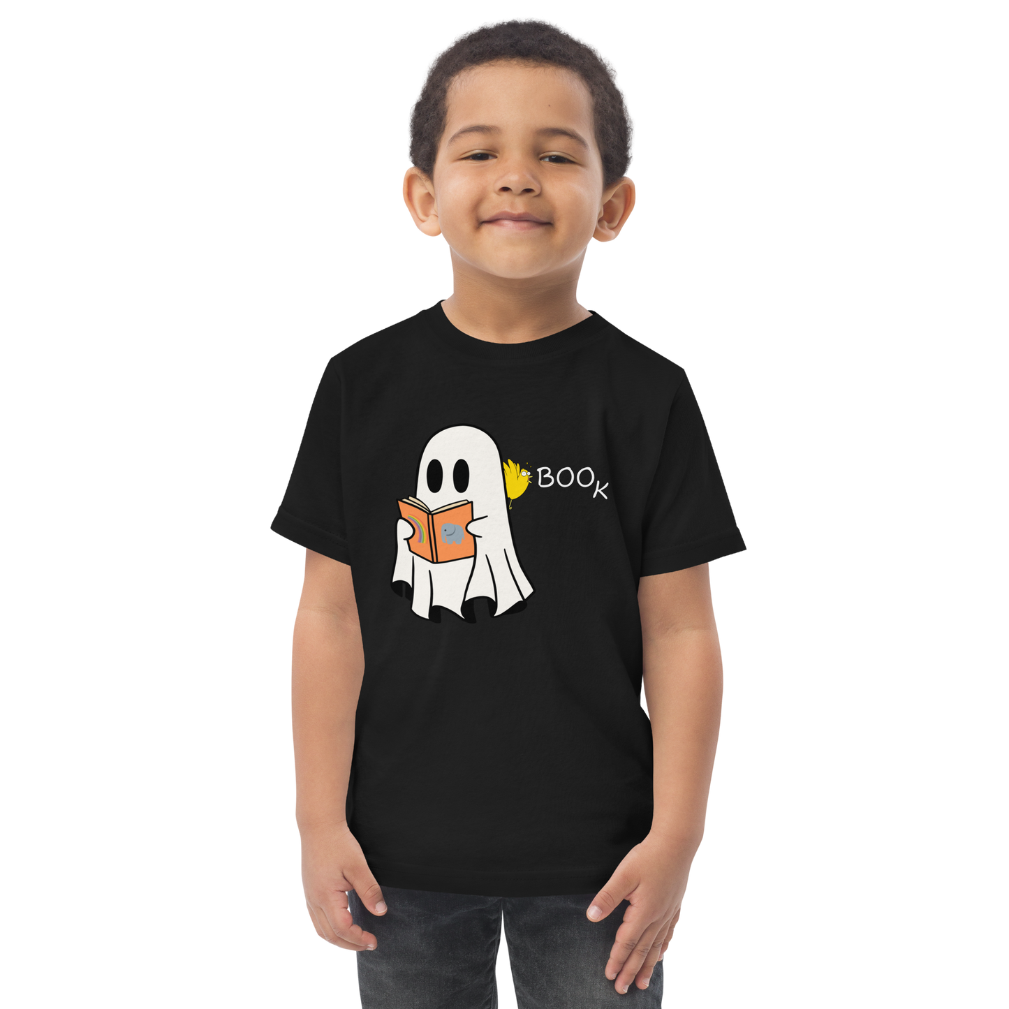 Boo Book Halloween Special Toddler jersey t-shirt