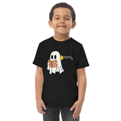 Boo Book Halloween Special Toddler jersey t-shirt