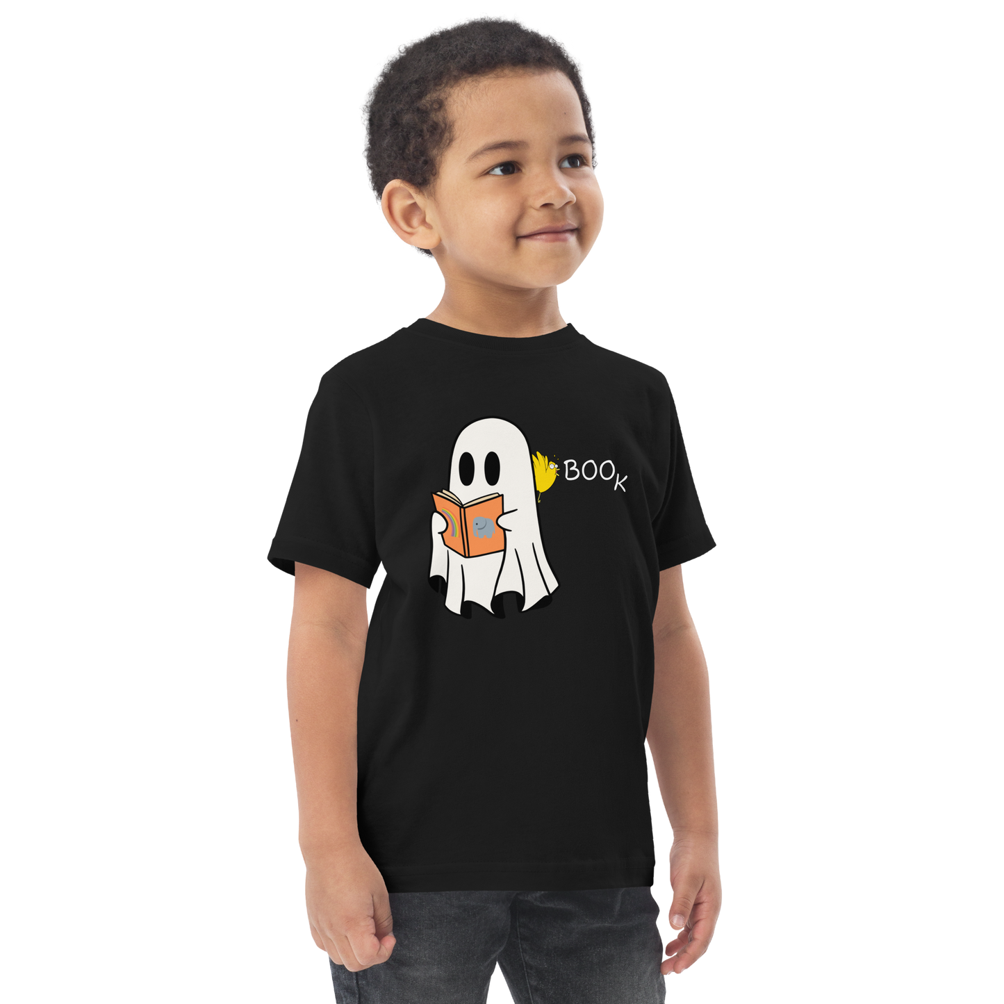 Boo Book Halloween Special Toddler jersey t-shirt