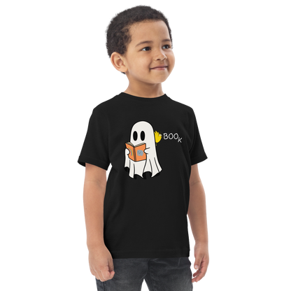 Boo Book Halloween Special Toddler jersey t-shirt