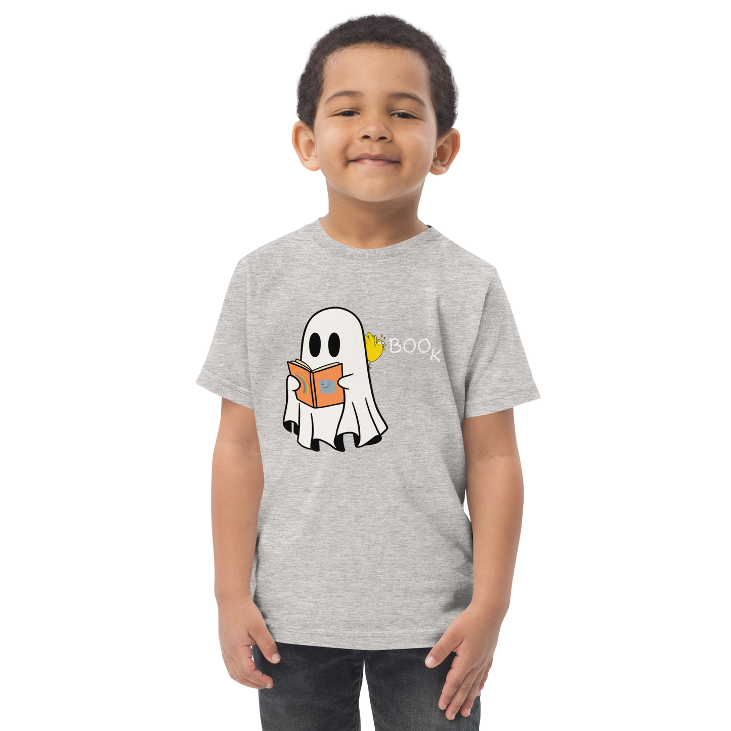 Boo Book Halloween Special Toddler jersey t-shirt