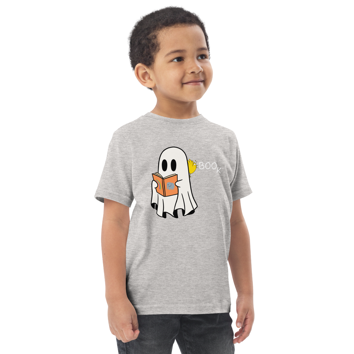 Boo Book Halloween Special Toddler jersey t-shirt