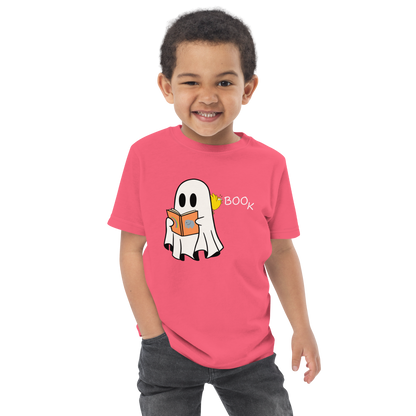 Boo Book Halloween Special Toddler jersey t-shirt