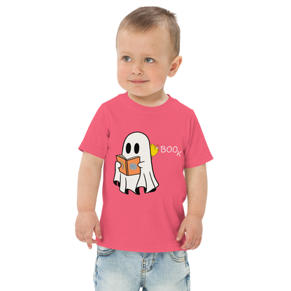 Boo Book Halloween Special Toddler jersey t-shirt