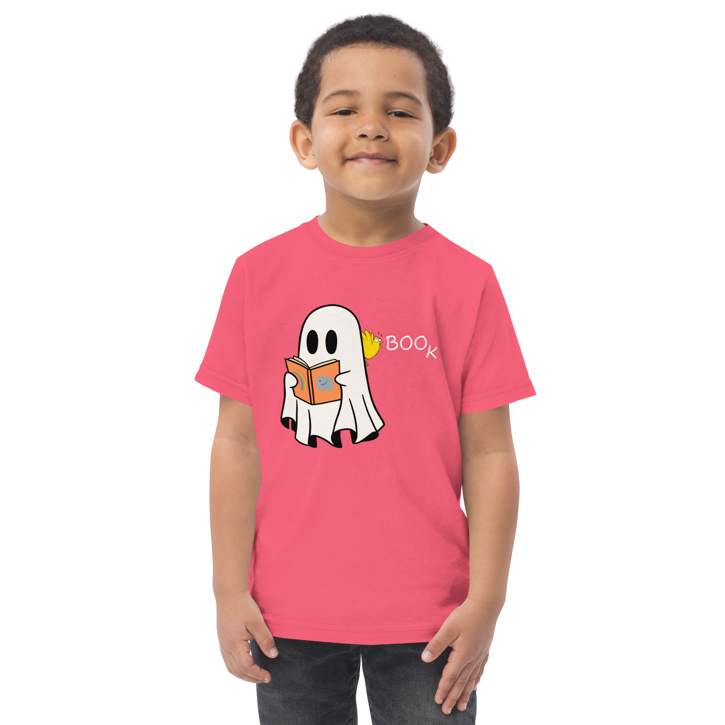 Boo Book Halloween Special Toddler jersey t-shirt