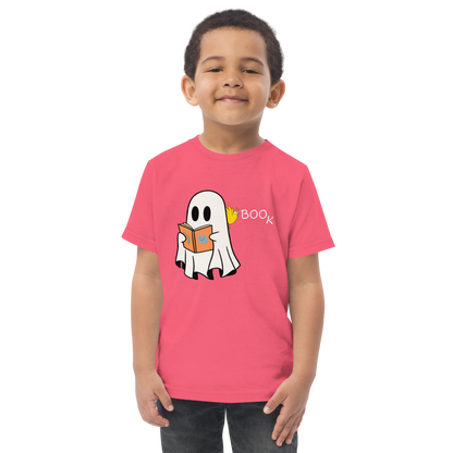 Boo Book Halloween Special Toddler jersey t-shirt