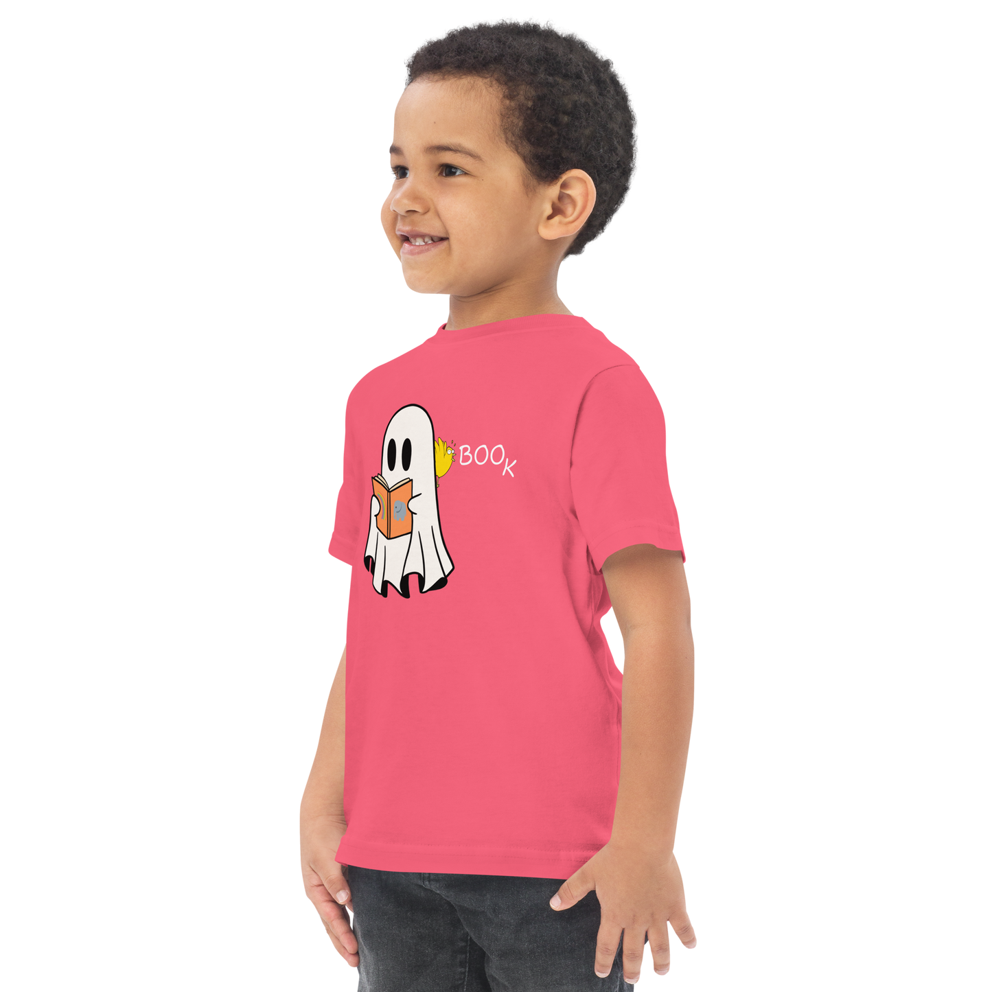 Boo Book Halloween Special Toddler jersey t-shirt