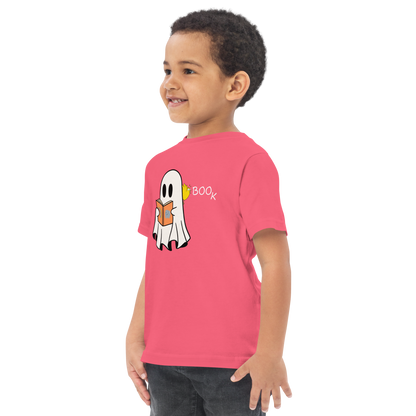 Boo Book Halloween Special Toddler jersey t-shirt