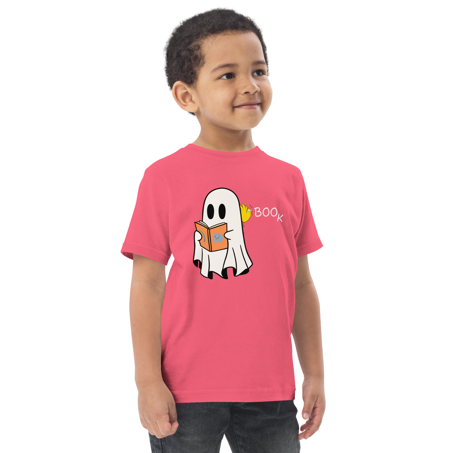 Boo Book Halloween Special Toddler jersey t-shirt