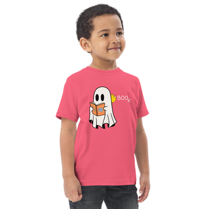 Boo Book Halloween Special Toddler jersey t-shirt