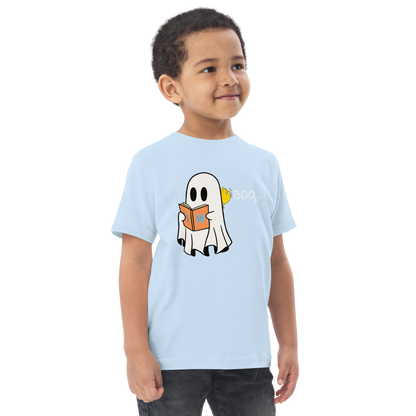 Boo Book Halloween Special Toddler jersey t-shirt