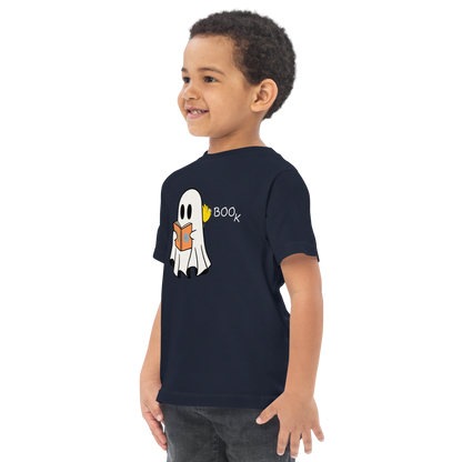 Boo Book Halloween Special Toddler jersey t-shirt