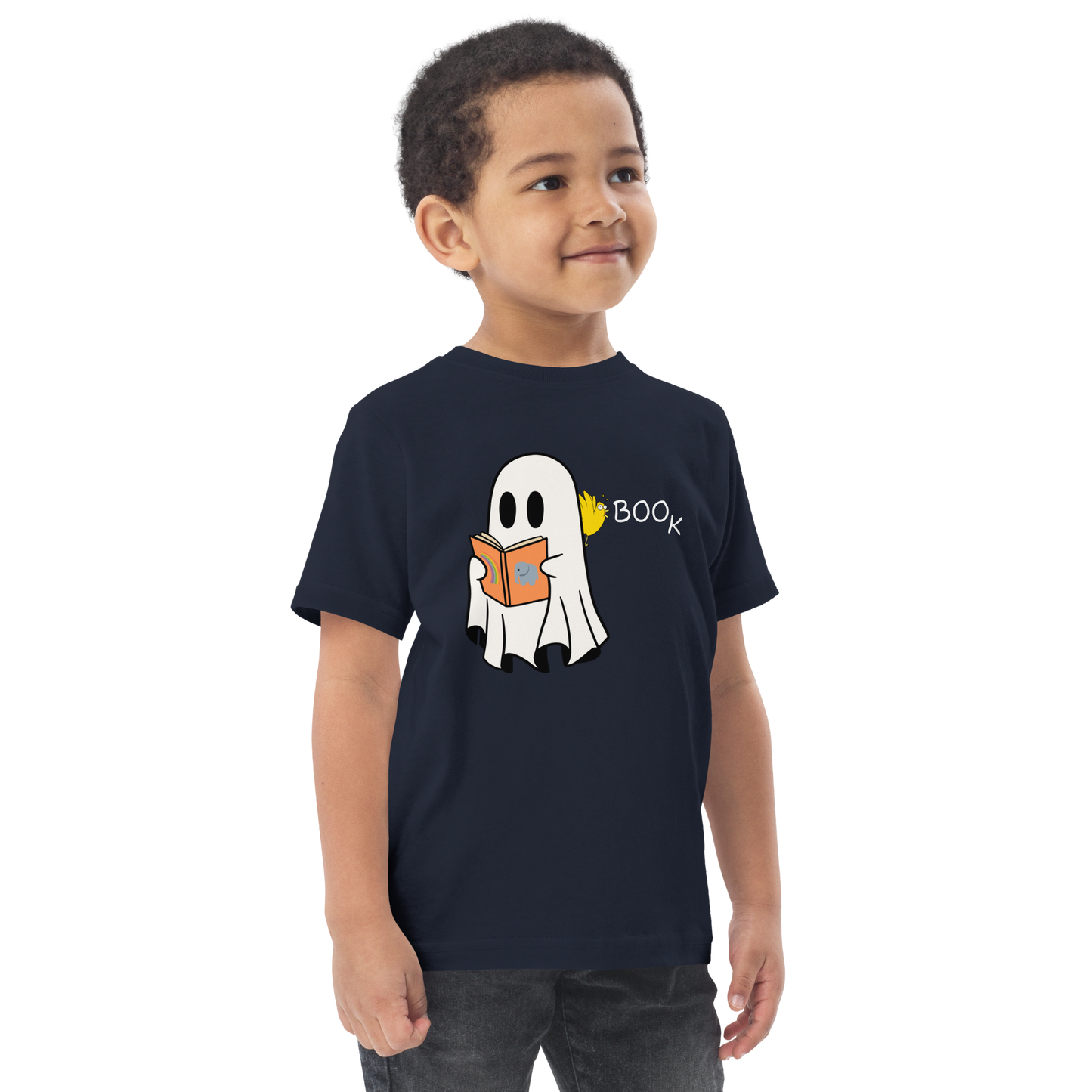 Boo Book Halloween Special Toddler jersey t-shirt