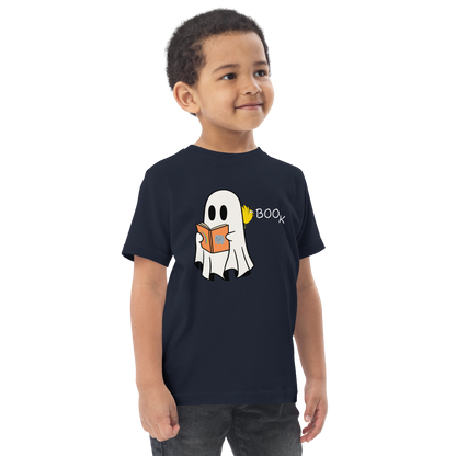 Boo Book Halloween Special Toddler jersey t-shirt