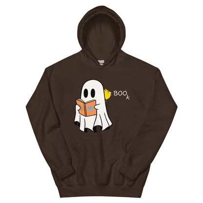 Halloween Boo Book! Unisex Hoodie (medium graphic w/white font)