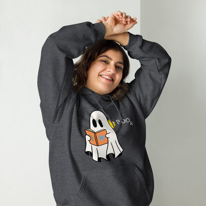 Halloween Boo Book! Unisex Hoodie (medium graphic w/white font)