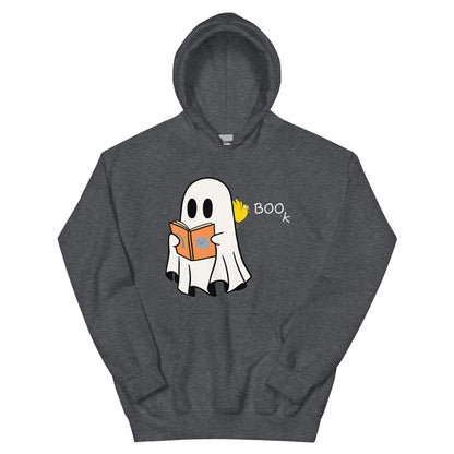 Halloween Boo Book! Unisex Hoodie (medium graphic w/white font)