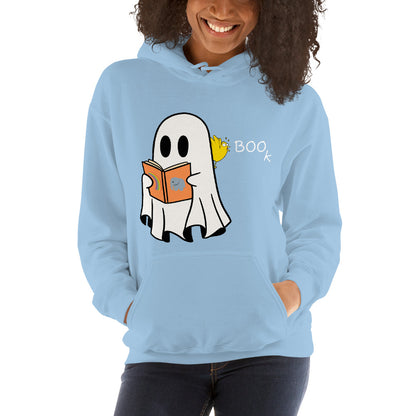 Halloween Boo Book! Unisex Hoodie (medium graphic w/white font)