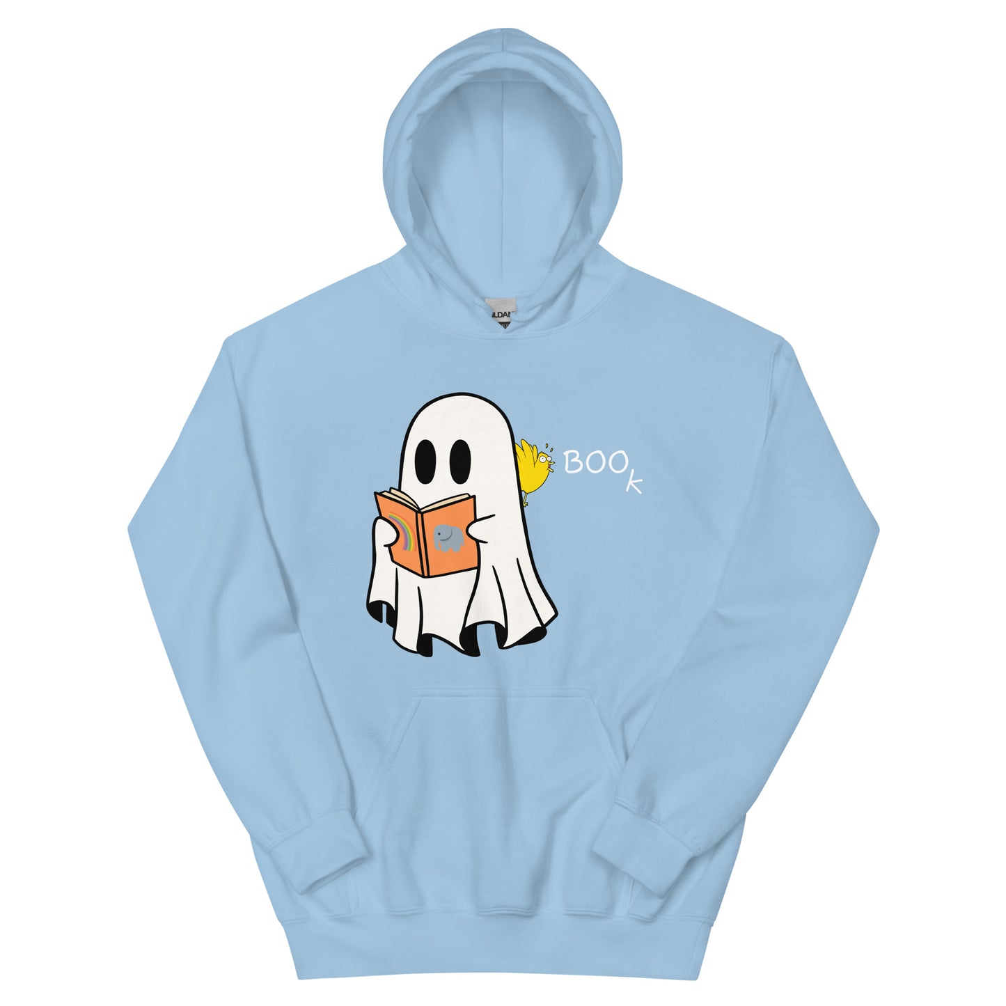 Halloween Boo Book! Unisex Hoodie (medium graphic w/white font)