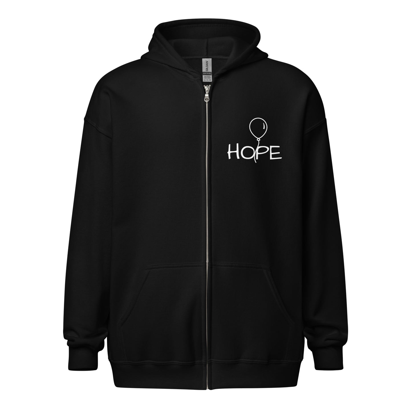 Unisex heavy blend zip Hope hoodie