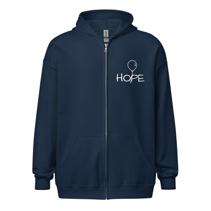 Unisex heavy blend zip Hope hoodie