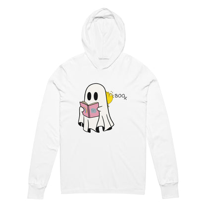 Boo Book Halloween Special Hooded Long-sleeve (white)