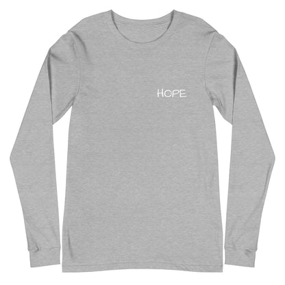 Unisex Long Sleeve HOPE Tee - This is Your Sign (balloon)