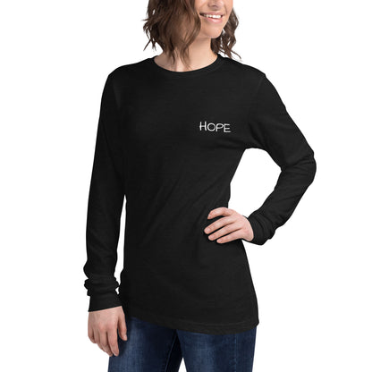 Unisex Long Sleeve HOPE Tee - This is Your Sign (balloon)