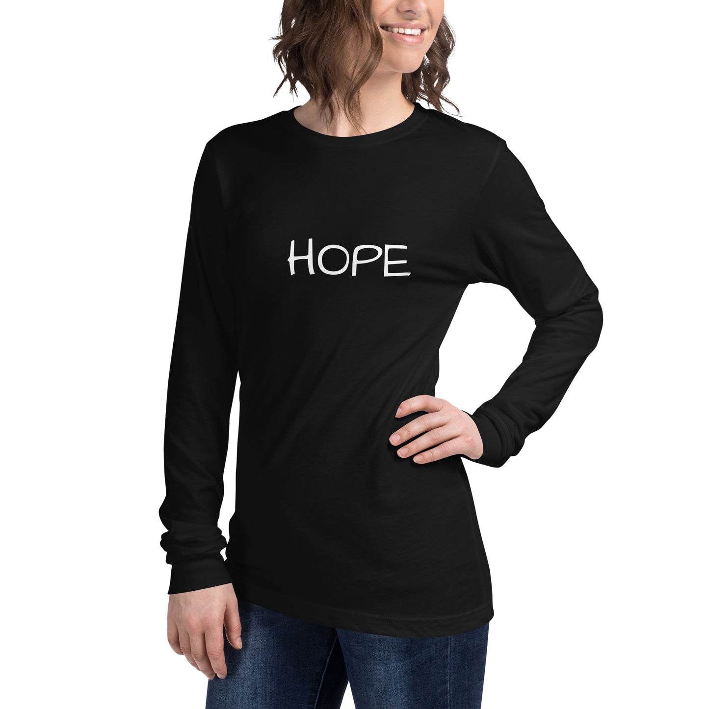 Unisex Long Sleeve Hope Tee (w/out balloon)