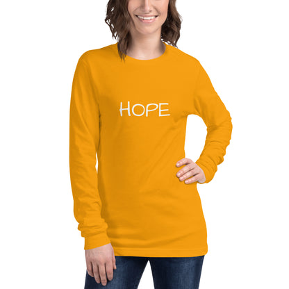 Unisex Long Sleeve Hope Tee (w/out balloon)