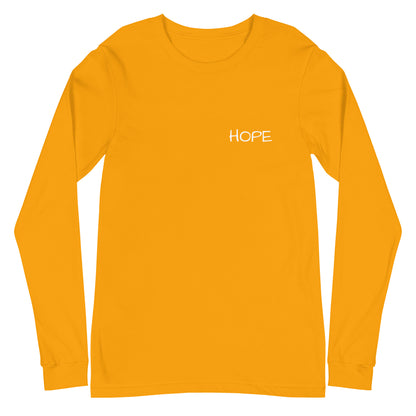 Unisex Long Sleeve HOPE Tee - This is Your Sign (balloon)